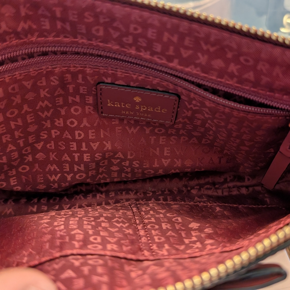 Kate Spade Red Shoulder Bag with Bow Detail - Picture 4 of 6